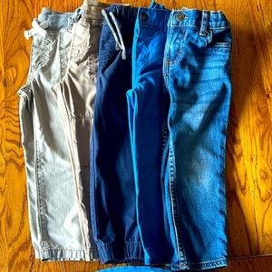 5 pairs of 3T pants lot bundle